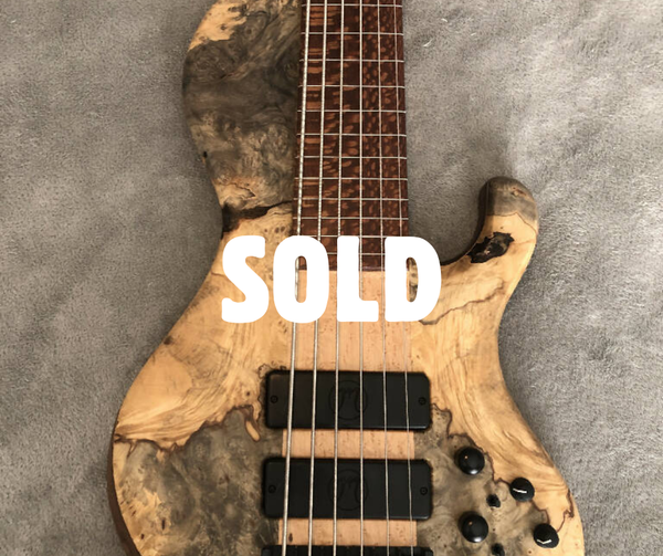 Brady Muckelroy Ensemble Fretless 6 string singlecut